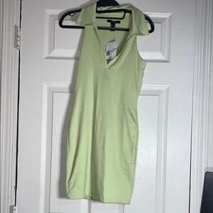Lime Green Sleeveless Dress